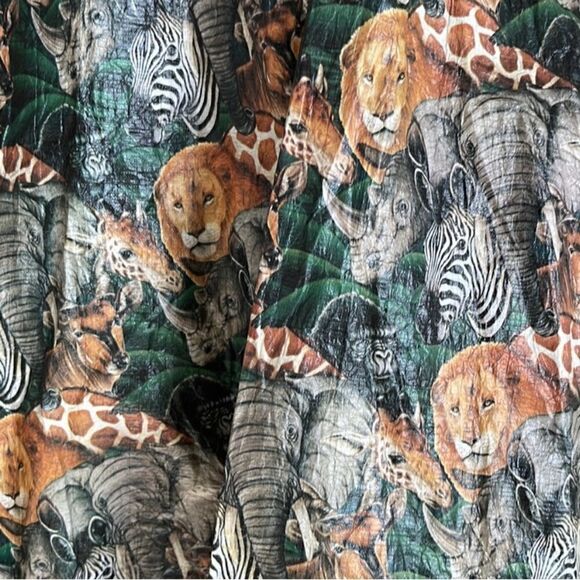 VINTAGE DISNEY | Animal Kingdom Paper Jacket Full Zip Size L - Picture 3 of 7